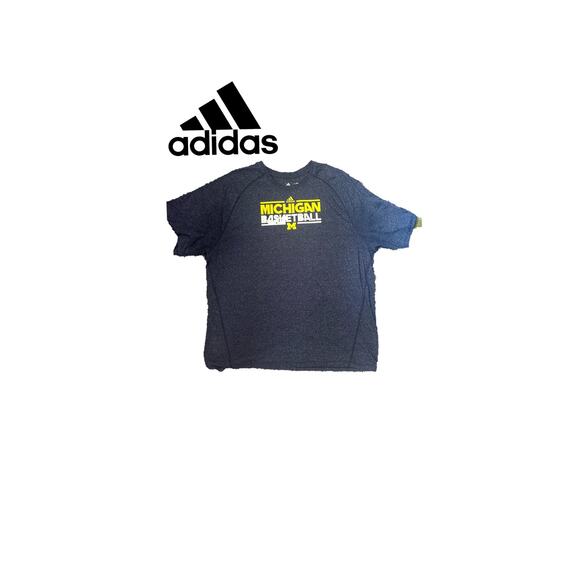 Adidas University of Michigan Climalite Shirt 3X - Picture 2 of 4